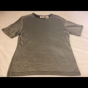 Ladies dressy sheen top